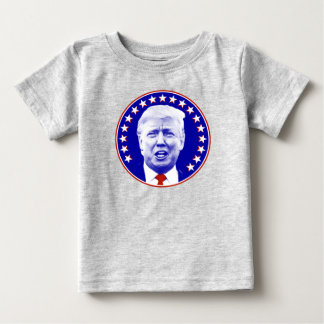 President Donald Trump in Blue Baby T-Shirt