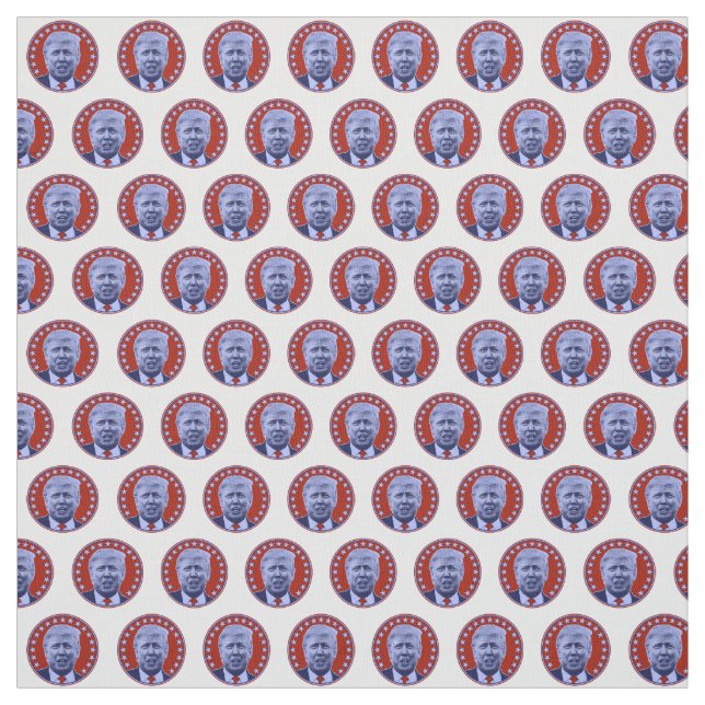President Donald Trump in Red Fabric (Swatch)