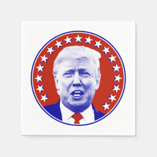 President Donald Trump in Red Napkin