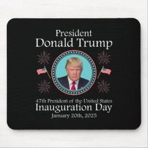 President Donald Trump Inauguration 2025 Memorabil Mouse Pad