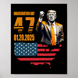 President Donald Trump Inauguration Day 2025 1  Poster