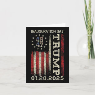 President Donald Trump Inauguration Day 2025 Ameri Card