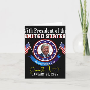 President Donald Trump Inauguration Day 2025 Celeb Card