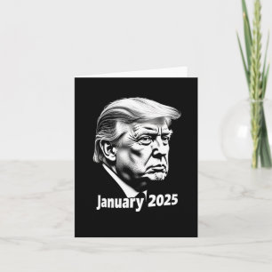 President Donald Trump Inauguration Day 2025 Memor Card