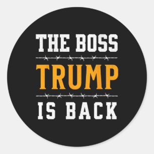 President Donald Trump Inauguration Day 2025 Memor Classic Round Sticker