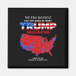 President Donald Trump Inauguration Day 2025 Memor Magnet