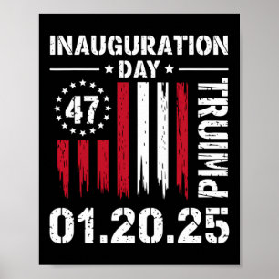 President Donald Trump Inauguration Day 2025 Memor Poster