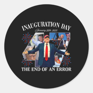 President Donald Trump Inauguration Day 2025 (on B Classic Round Sticker