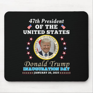 President Donald Trump Inauguration Day 2025 Party Mouse Pad