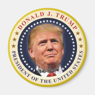 President Donald Trump Inauguration Day Souvenir Magnet