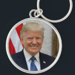 President Donald Trump Key Ring<br><div class="desc">Check out Classieladiee's design! Personalise your own merchandise on any of my Products simply by clicking on the Customise button to insert your own name or text to make a unique product. Try adding text using various fonts & view a preview of your design! Zazzle's easy to customise products have...</div>