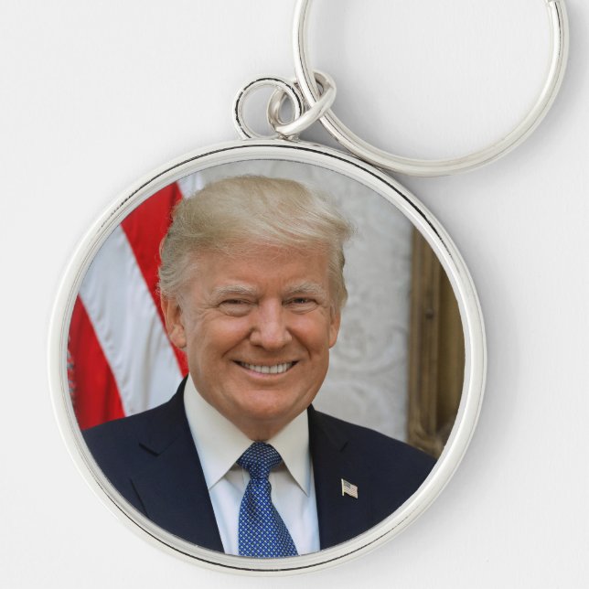President Donald Trump Key Ring (Front)