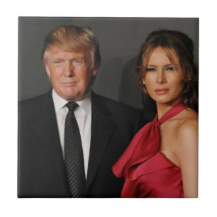 PRESIDENT DONALD TRUMP & MELANIA TILE