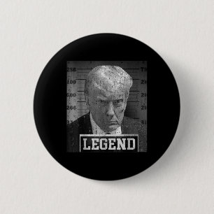President Donald Trump Mugshot 2024 Not Guilty 6 Cm Round Badge