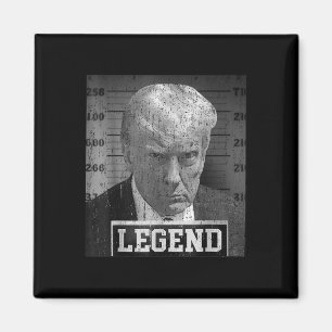 President Donald Trump Mugshot 2024 Not Guilty Magnet