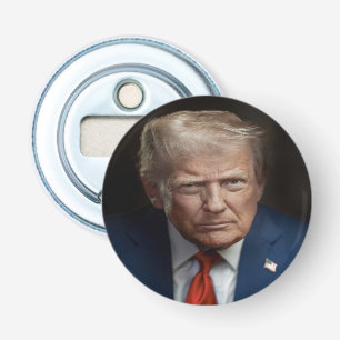 President Donald Trump Official Portrait Bottle Opener
