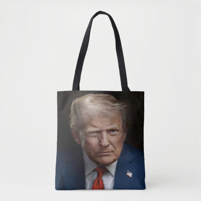 President Donald Trump Official Portrait Tote Bag (Front)