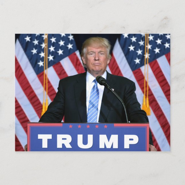 President Donald Trump Postcard (Front)