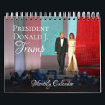 President Donald Trump Small 2022 Calendar Monthly<br><div class="desc">Mini calendar is great for the office, kitchen or cubicle. Celebrate patriotism and American pride with this President Trump 2022 Wall Calendar. Makes a lovely gift for a Trump supporter or proud Patriot! Features full-colour photos of Donald Trump and First Lady Melania Trump and first family during various events during...</div>