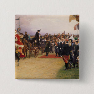 President Emile Loubet 15 Cm Square Badge