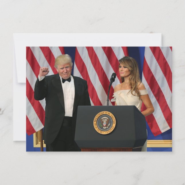 President & First Lady Trump At Inauguration (Front)