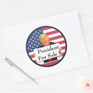 President For Sale Sticker