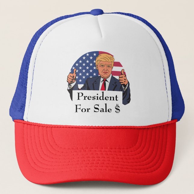 President For Sale Trucker Hat (Front)