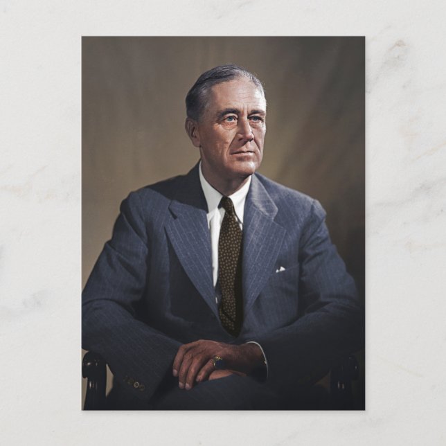 President Franklin D. Roosevelt Postcard (Front)