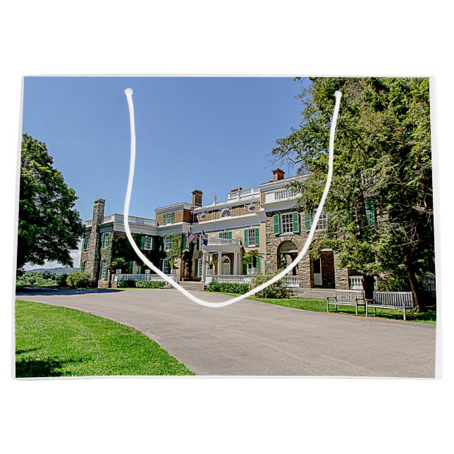 President Franklin D. Roosevelt’s (FDR) Mansion Large Gift Bag (Front)