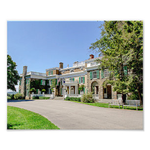 President Franklin D. Roosevelt’s (FDR) Mansion Photo Print