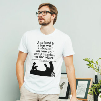 President Garfield Classical Homeschooling Quote  T-Shirt