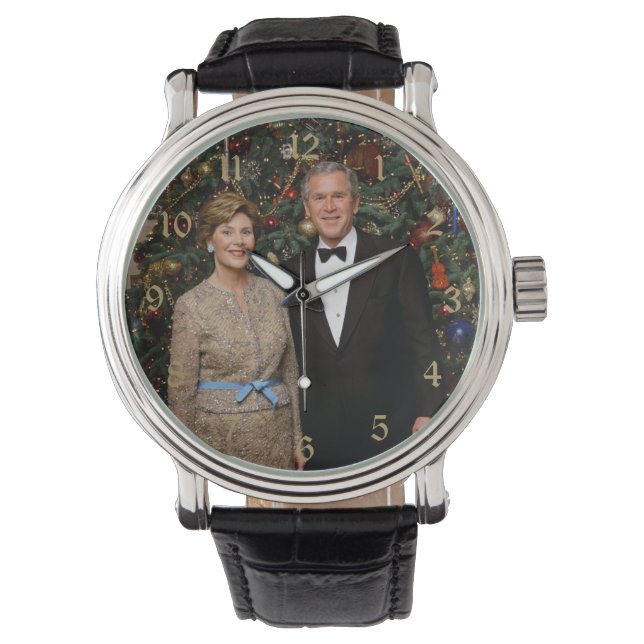 President George Bush, Laura Christmas White House Watch (Front)