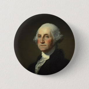 President George Washington 6 Cm Round Badge