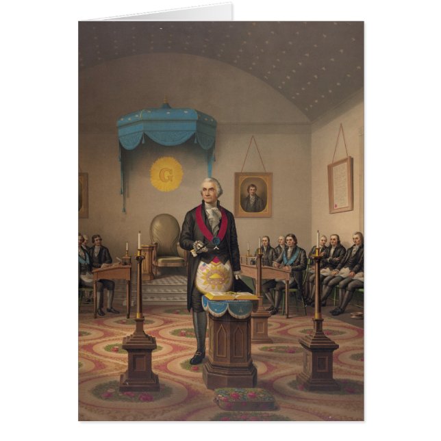 President George Washington as a Master Mason (Front)