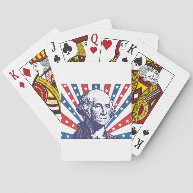president George Washington Playing Cards (Back)