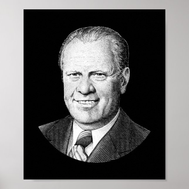 President Gerald Ford Graphic Poster (Front)