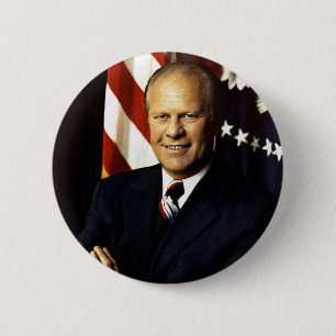 President Gerald Ford Portrait 6 Cm Round Badge