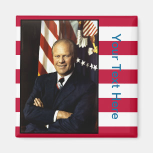 President Gerald Ford Portrait Magnet