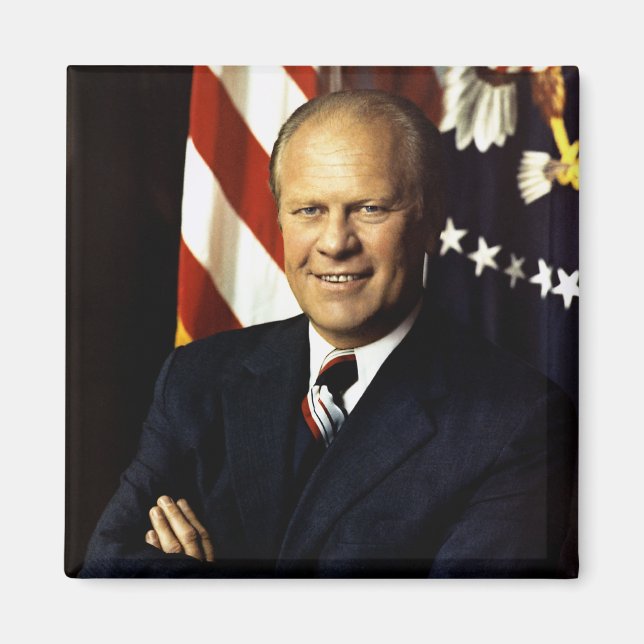 President Gerald Ford Portrait Magnet (Front)