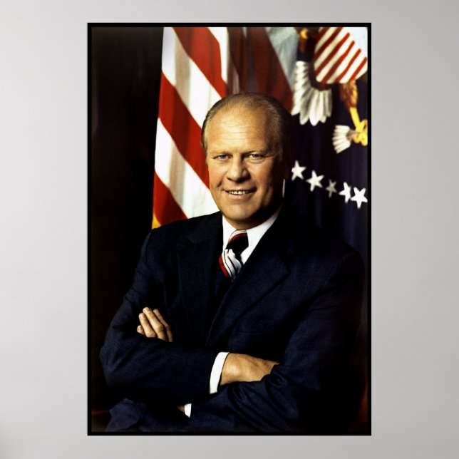 President Gerald Ford Portrait Poster (Front)