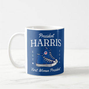 President Harris 2024 First Woman President Coffee Mug