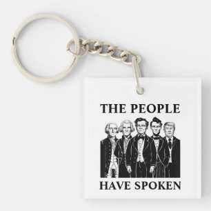 President Inauguration Square Key Ring