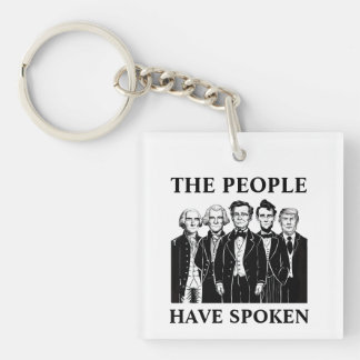 President Inauguration Square Key Ring