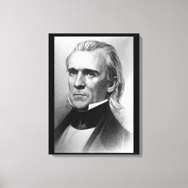 President James K. Polk, c_America Grows_Image Canvas Print (Front)