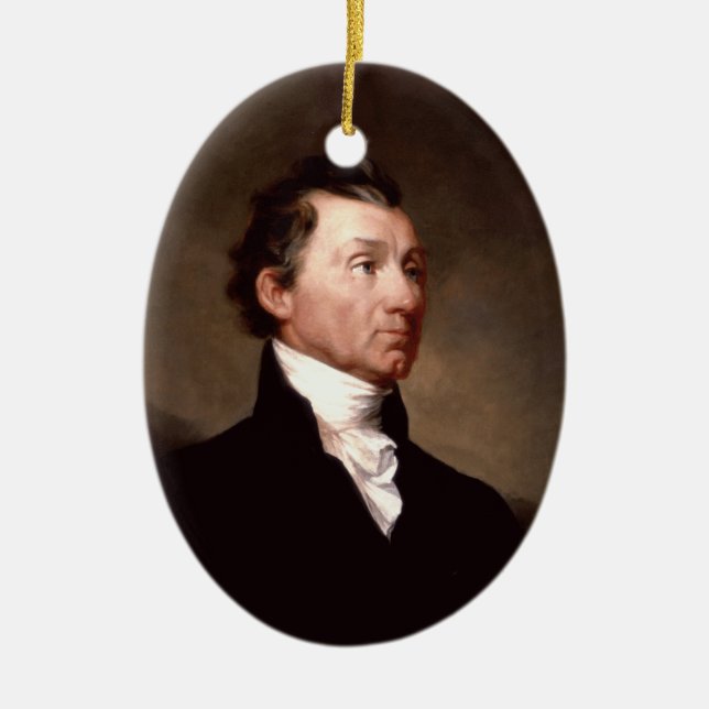 President James Monroe Ornament (Front)