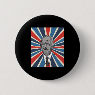 President Joe Biden  6 Cm Round Badge