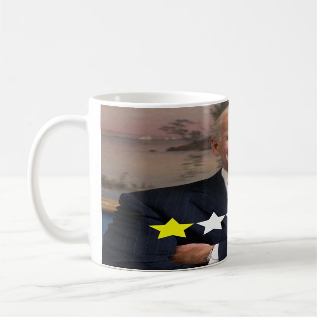 President Joe Biden Approval Rating Coffee Mug (Left)