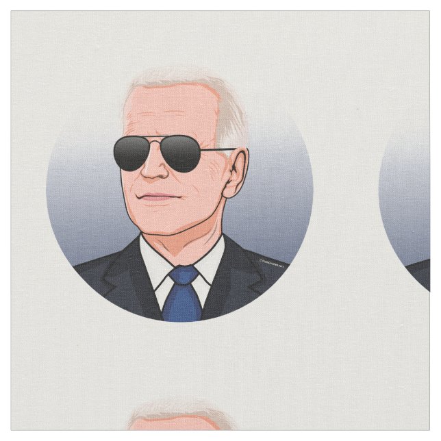 President Joe Biden Fabric (Close Up)
