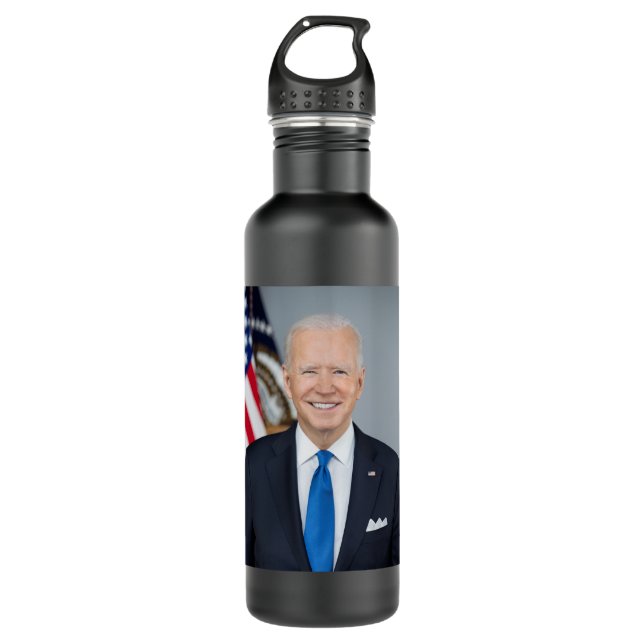 President Joe Biden White House Portrait   710 Ml Water Bottle (Front)