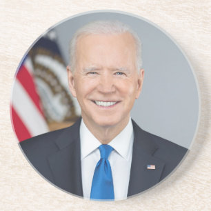 President Joe Biden White House Portrait Coaster